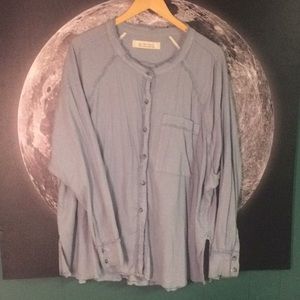 We the free denim oversized top